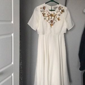 ASOS 3D embroidered dress